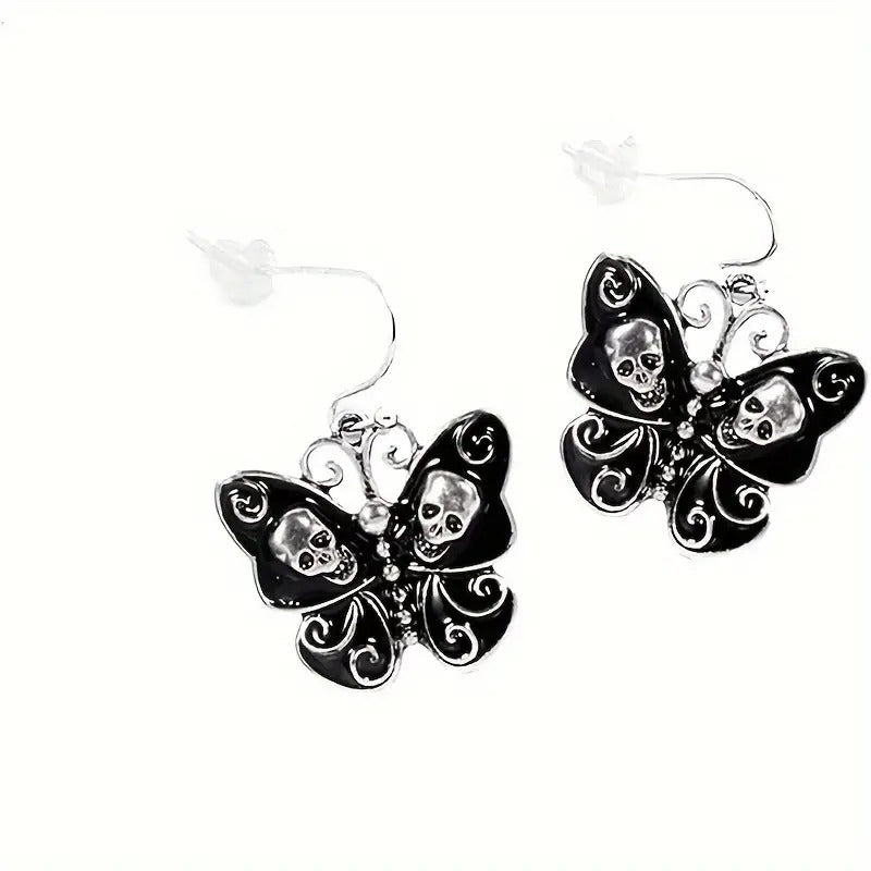 Gothic Butterfly Earrings