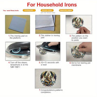 Thumbnail for Skull Leaf Iron-on Transfer