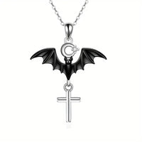 Thumbnail for Cross Bat Pendant Necklace