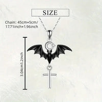 Thumbnail for Cross Bat Pendant Necklace