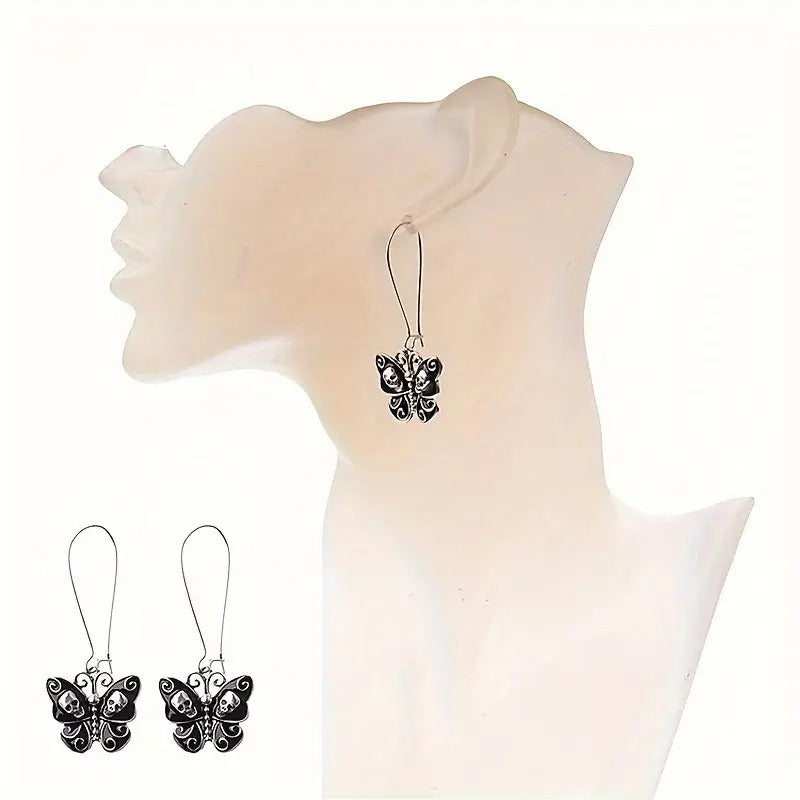 Gothic Butterfly Earrings