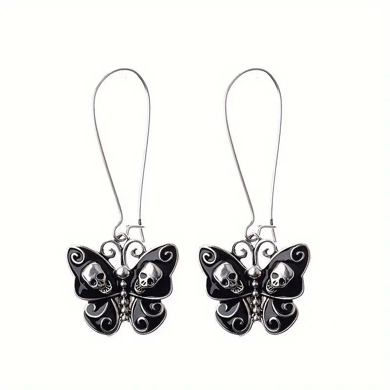 Gothic Butterfly Earrings