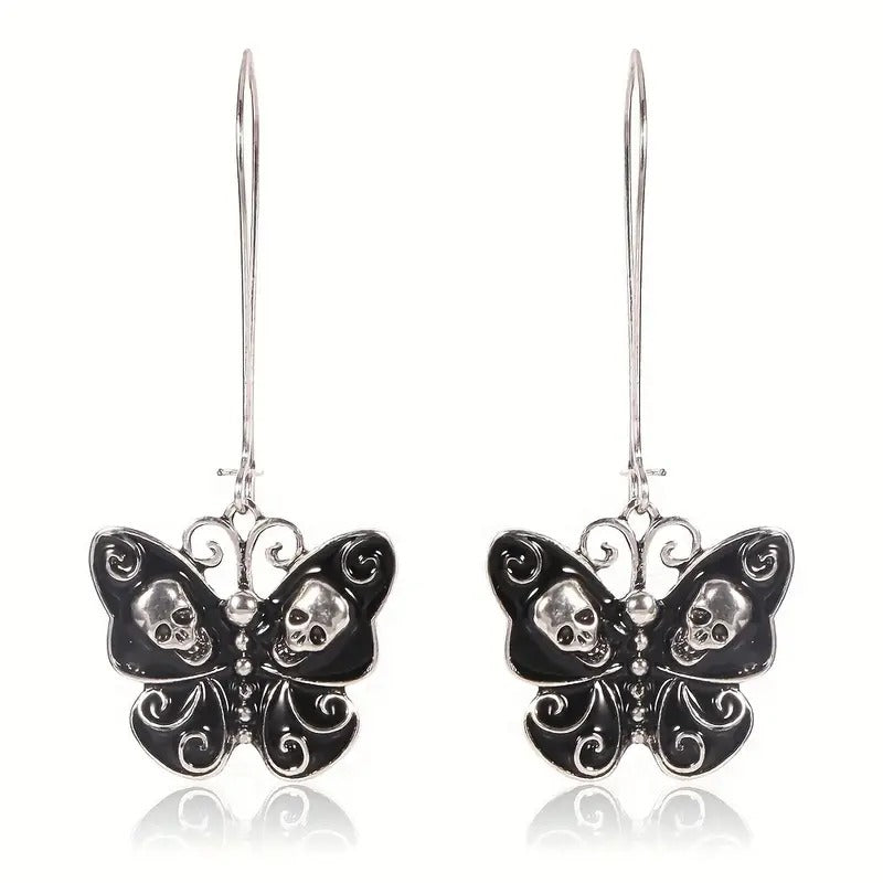 Gothic Butterfly Earrings