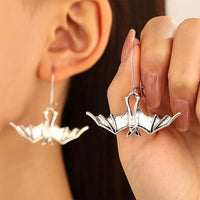 Thumbnail for Gothic Dangle Bat Earrings