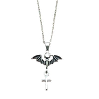 Thumbnail for Cross Bat Pendant Necklace