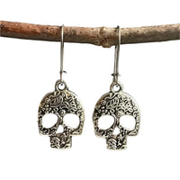 Thumbnail for Embossed Skull Earrings