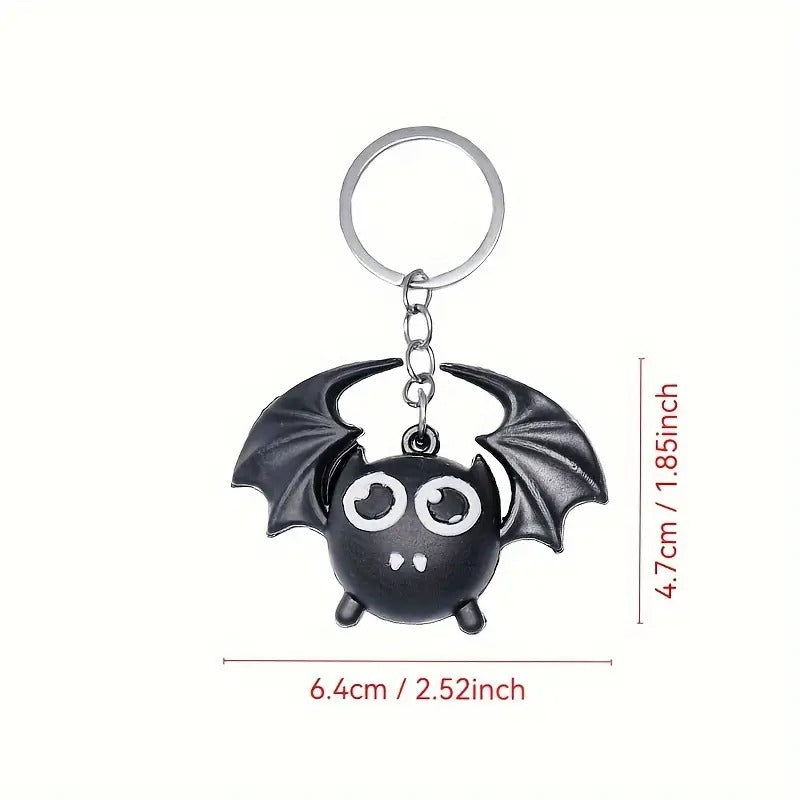 Cute Cartoon Bat Keyring