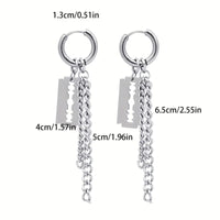 Thumbnail for Deadly Chain Hoop Earrings