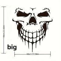 Thumbnail for Holographic Skull Vinyl Car Sticker