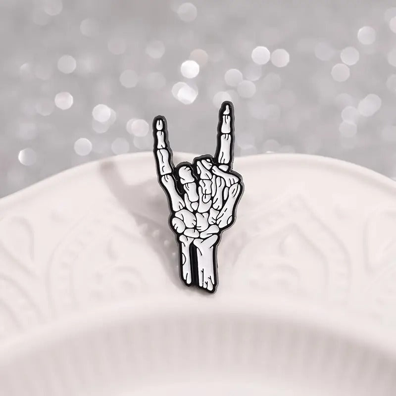 Metal Hand Enamel Pin