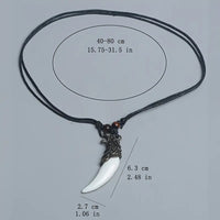 Thumbnail for Viking Wolf Pendant Necklace