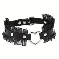 Thumbnail for Lovers Lace Heart Choker