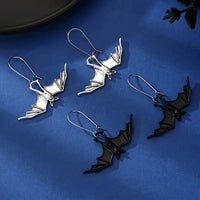 Thumbnail for Gothic Dangle Bat Earrings