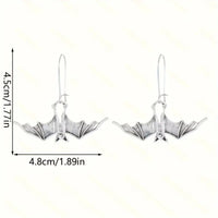 Thumbnail for Gothic Dangle Bat Earrings