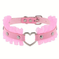 Thumbnail for Lovers Lace Heart Choker