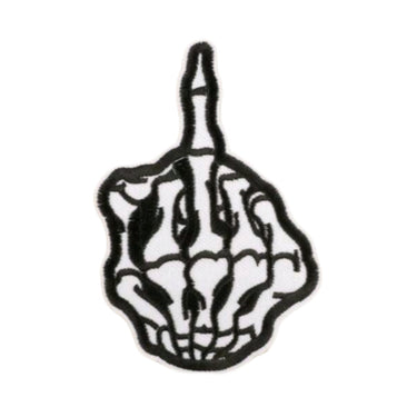 Pull my Finger Skellington Hand Patch