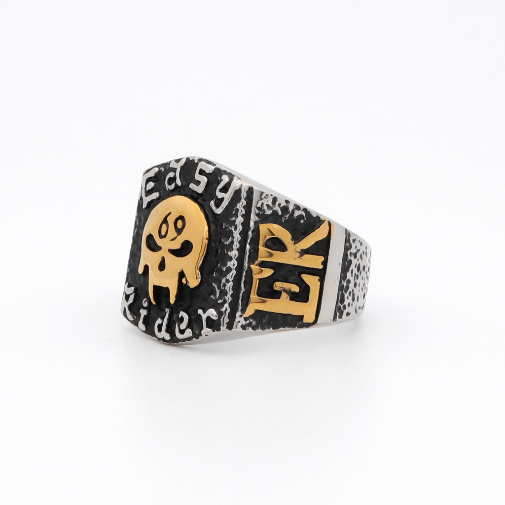 Stainless Steel Skull Ring