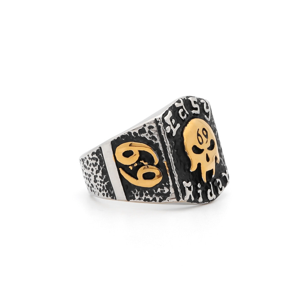 Stainless Steel Skull Ring