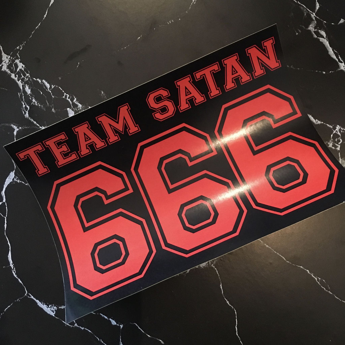 Team Satan Bumper Sticker – Brutalitees