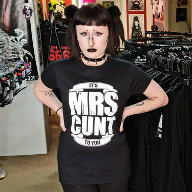 Mrs Cunt Ladies T-shirt