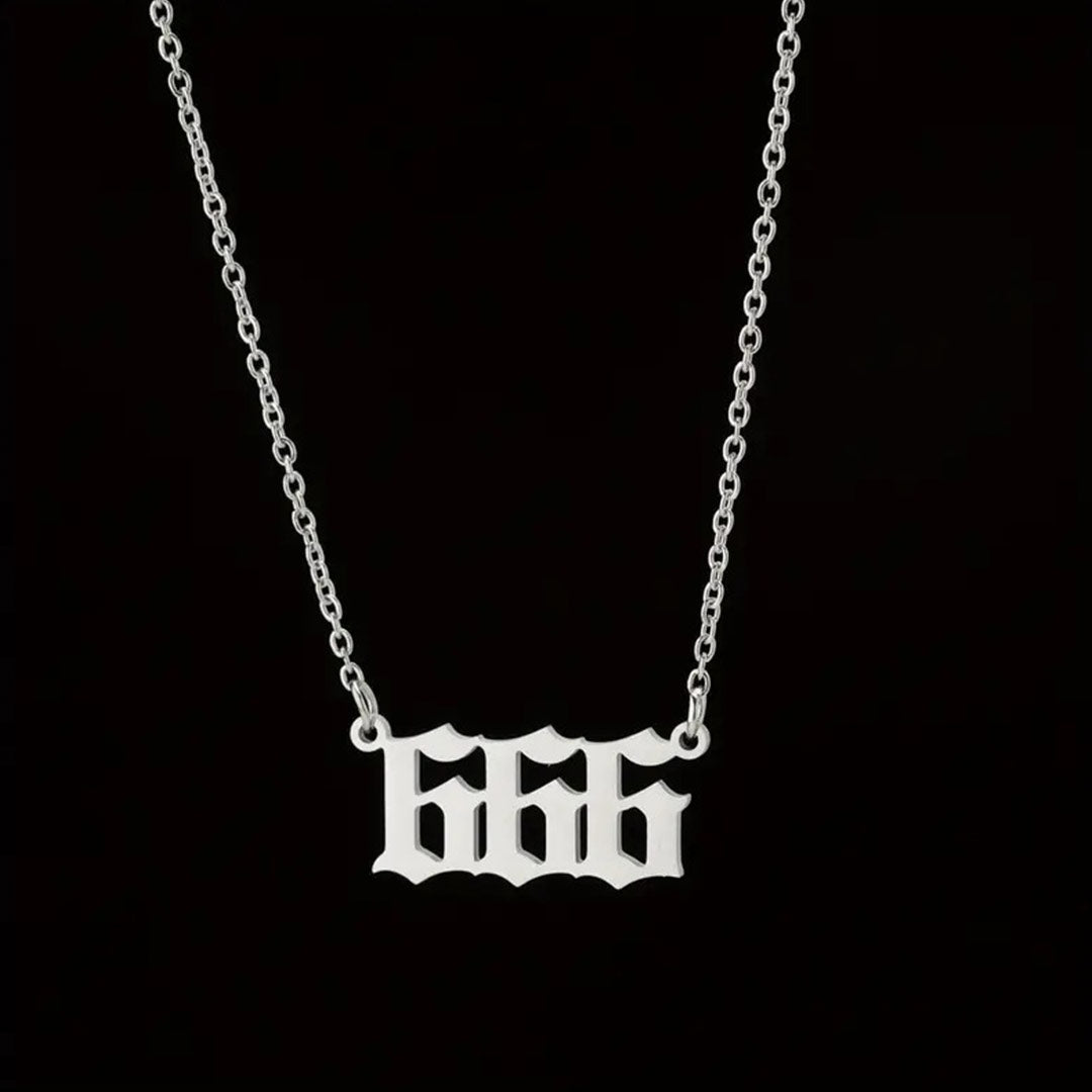 Silver 666 Necklace – Brutalitees