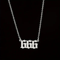 Thumbnail for Silver 666 Necklace