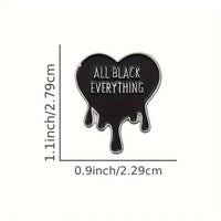 Thumbnail for All Black Everything Enamel Pin