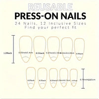 Thumbnail for Black Galaxy Press On Nails