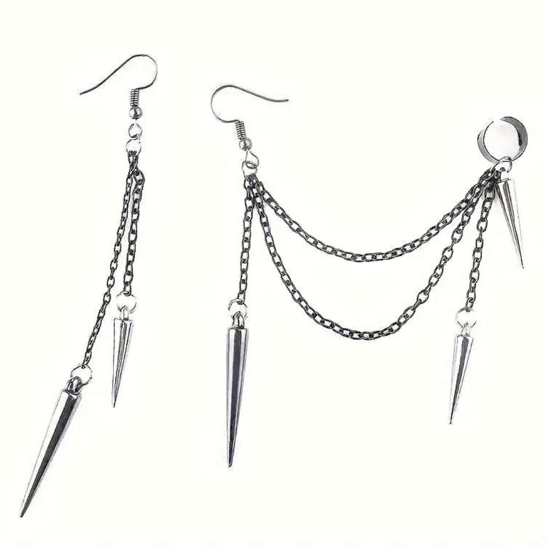 Harrowed Chains - Earring and Cuff Set