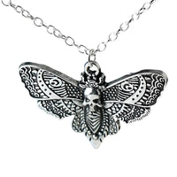 Thumbnail for Death Moth Pendant Chain Necklace