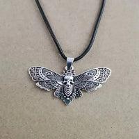 Thumbnail for Death Moth Pendant Chain Necklace