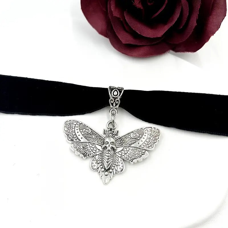 Death Moth Velver Choker