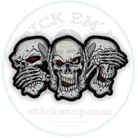 Thumbnail for Speak, Hear, See No Evil Vinyl Sticker