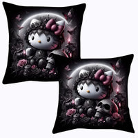 Thumbnail for Gothed Out Hello Kitty Cushion Covers x2