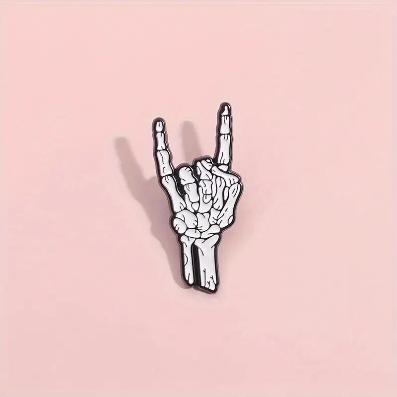 Metal Hand Enamel Pin