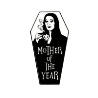 Thumbnail for Mother of the Year Morticia Enamel Pin