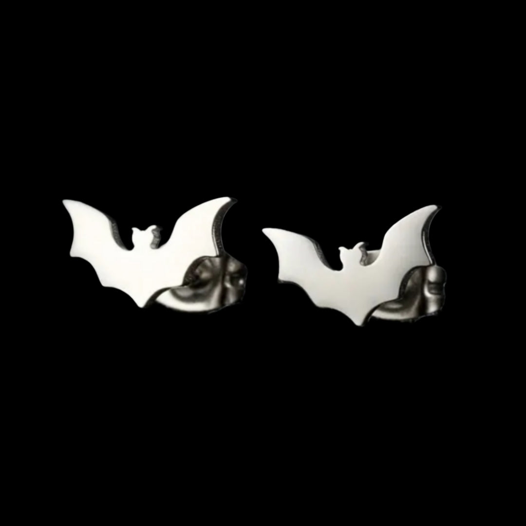 Bat Stud Earrings