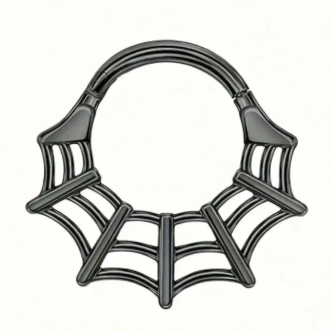 Spider Web Clicker Ring