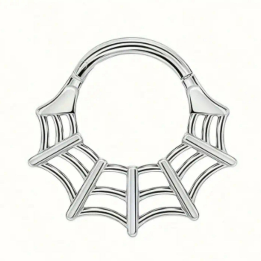 Spider Web Clicker Ring