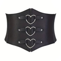 Thumbnail for Silver Heart Corset Belt