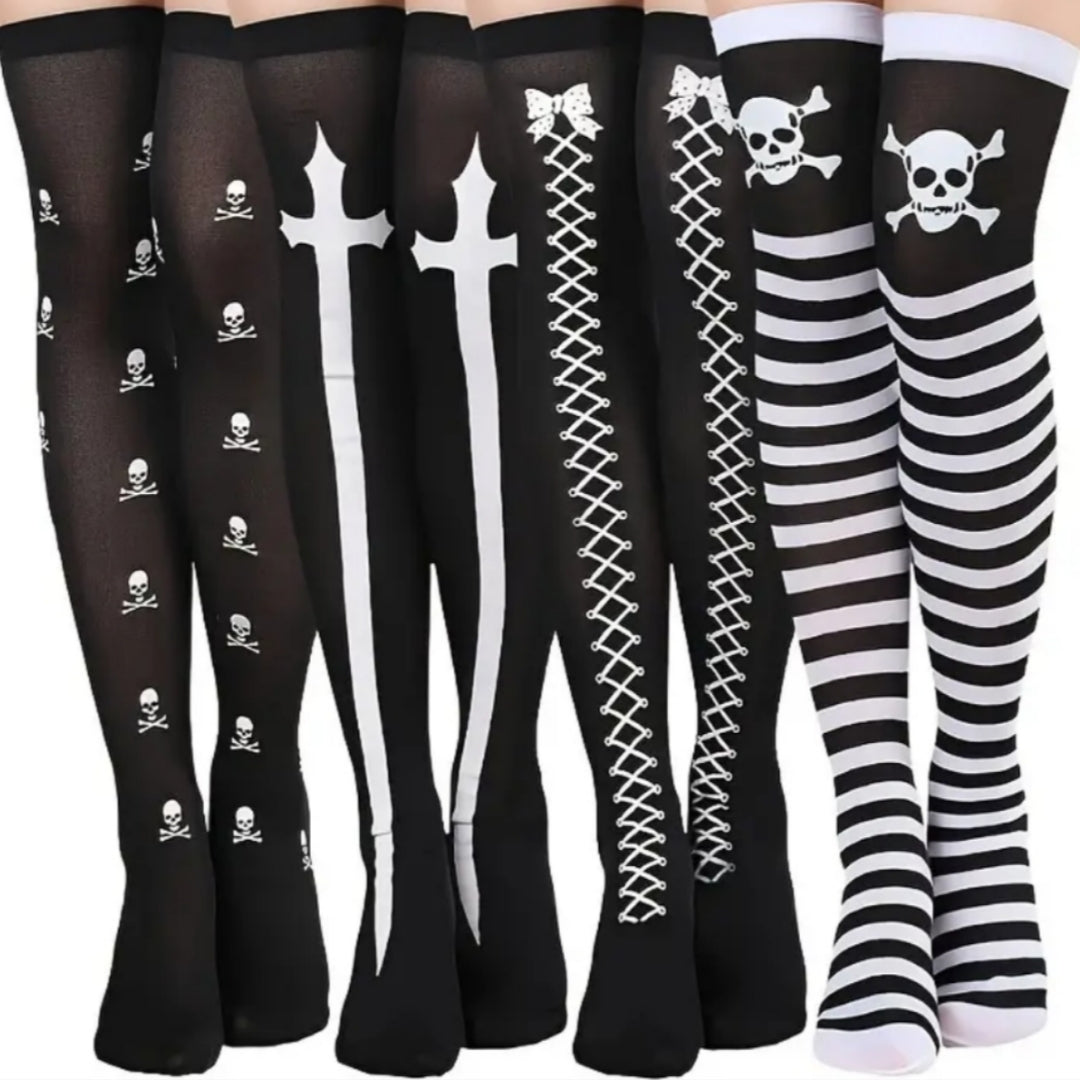 Gothic Over The Knee Stocking Stocks