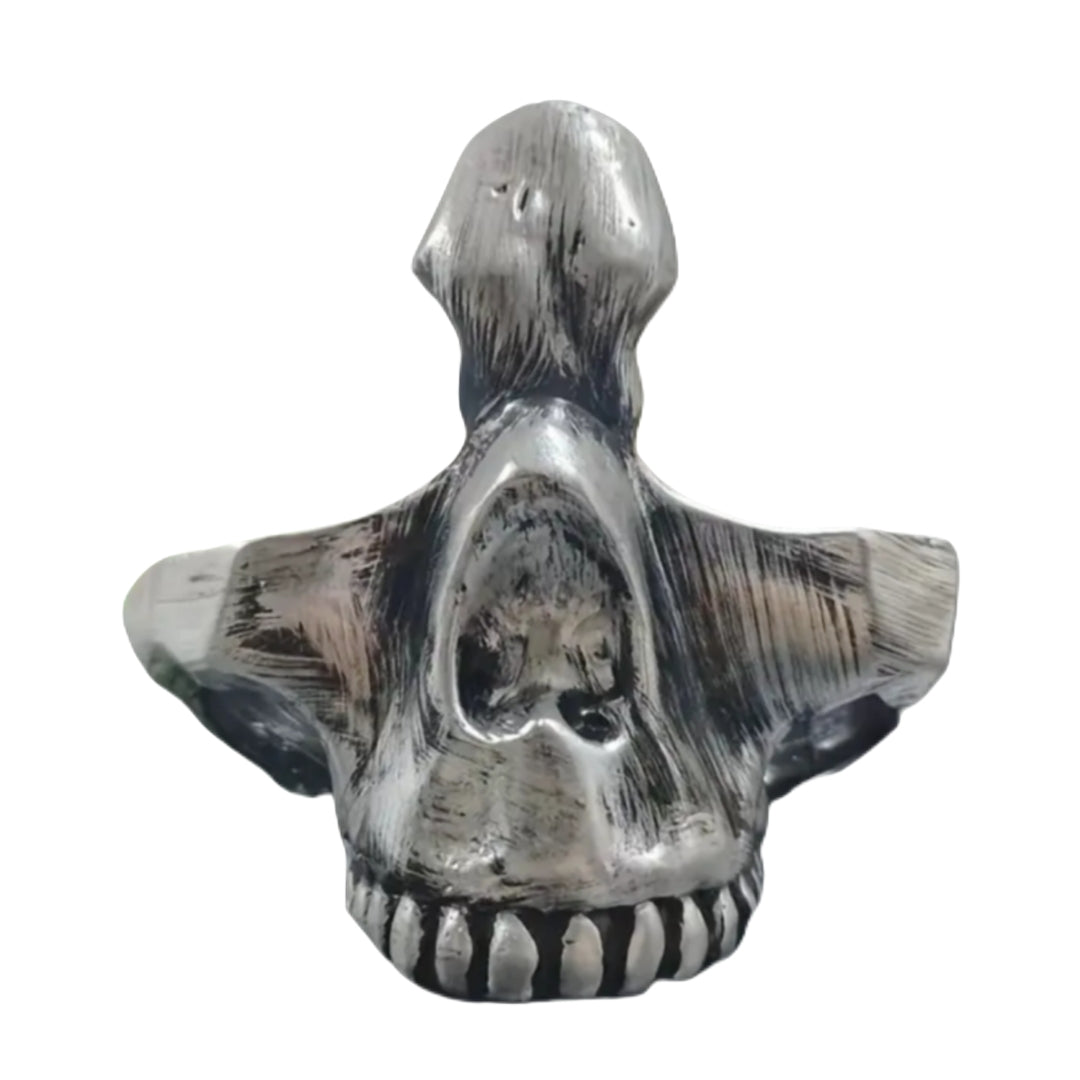 Silver Skull Glasses Holder