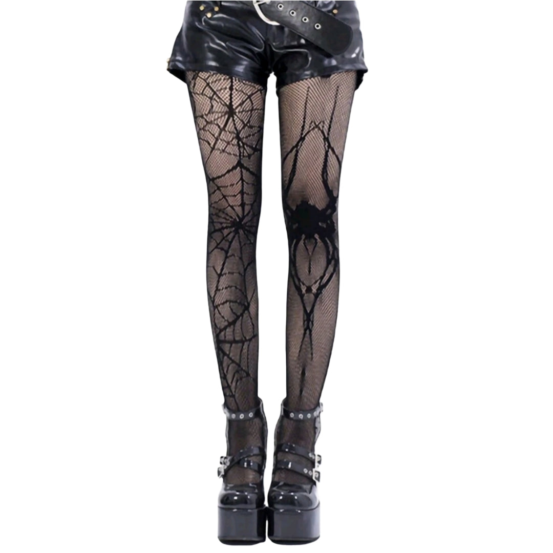Spider and Web Stockings