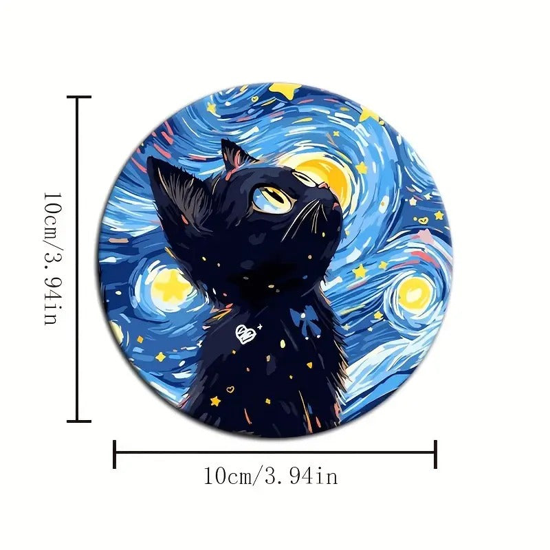 Purrfect Skies Cat Coaster Set