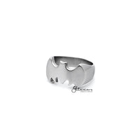Thumbnail for Stainless Steel Glossy Batman Casting Men's Rings - Silver
