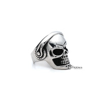 Thumbnail for Men's Stainless Steel Skull Head with Headphone Casting Rings