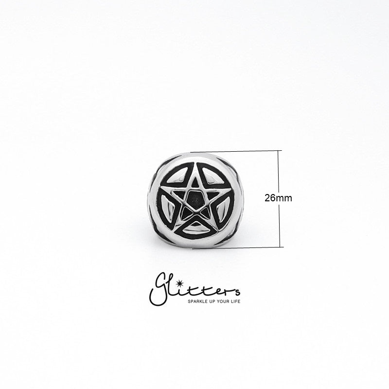 Stainless Steel Star Cast Ring