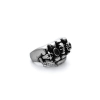 Thumbnail for Stainless Steel Antiqued Fist Casting Men's Rings