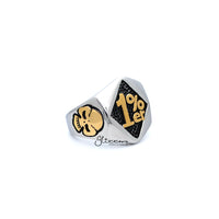 Thumbnail for Stainless Steel 1% er One Percenter Two Tone Casting Men's Rings