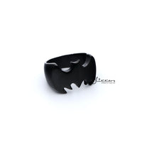 Thumbnail for Stainless Steel Glossy Batman Casting Men's Rings - Black